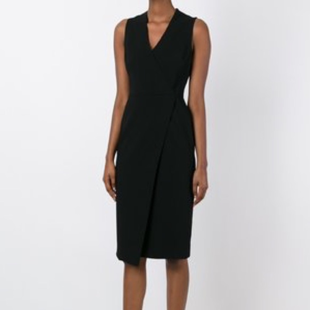 MIDI Black Sleeveless Dress